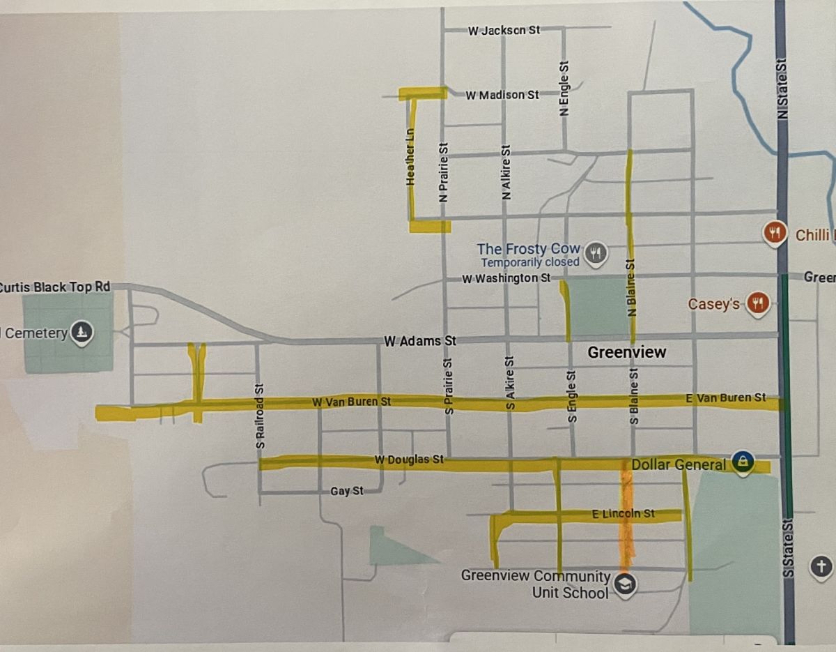 2025 Sweep, oil & Chip Route