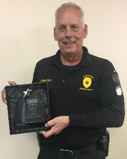 Officer Holt recognized for 25 years of service