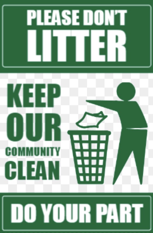 No litter sign
